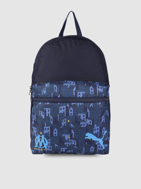 

Puma Unisex Navy Blue Graphic Backpack