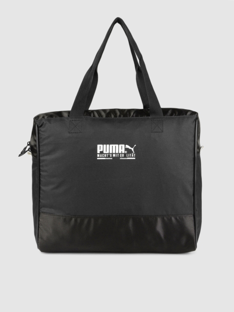 

Puma Black Printed Prime Street Large Shopper Shoulder Bag