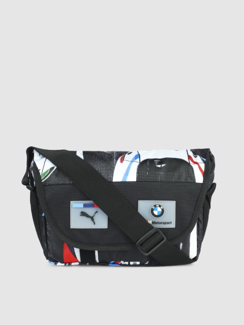 

Puma Unisex Black BMW MTSP Street Mini Messenger Bag