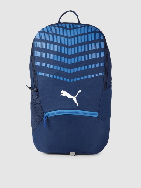 

Puma Unisex Blue Geometric ftblPLAY Backpack