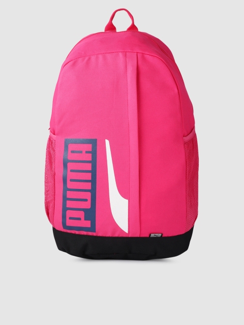 

Puma Unisex Pink Brand Logo Plus Backpack