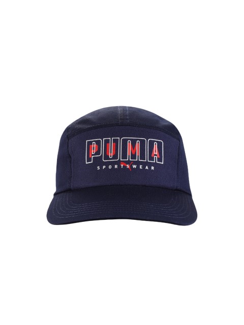 

Puma Unisex Navy Blue PUMA 5 Panel Snapback Cap
