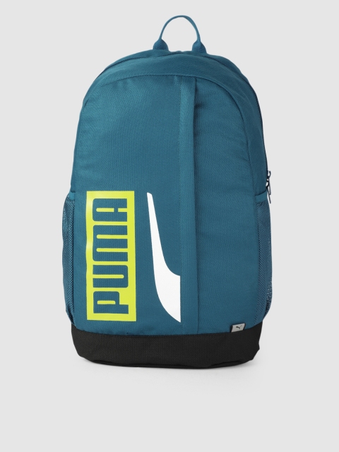 

Puma Unisex Blue Brand Logo Plus Backpack