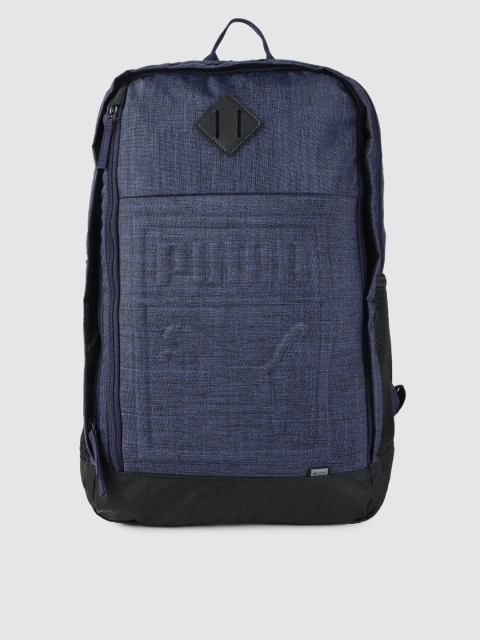 

Puma Unisex Navy Blue Solid Backpack