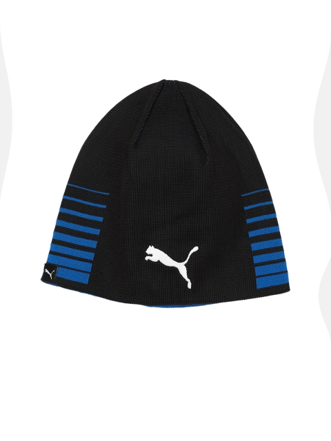 

Puma Unisex Blue & Black LIGA Reversible Beanie