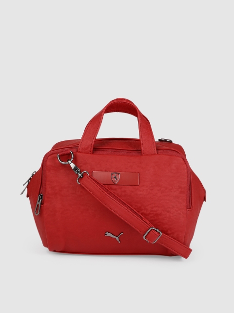 

Puma Red Solid Handheld Bag