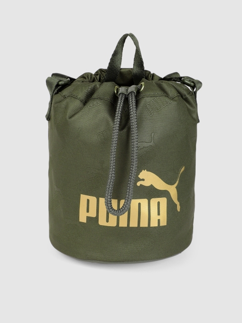 

Puma Olive Green Solid Shoulder Bag
