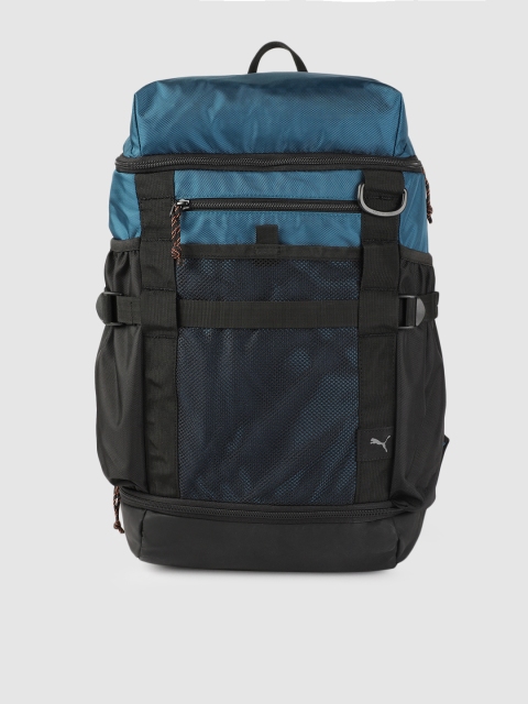

Puma Unisex Blue & Black Solid Energy premium Backpack
