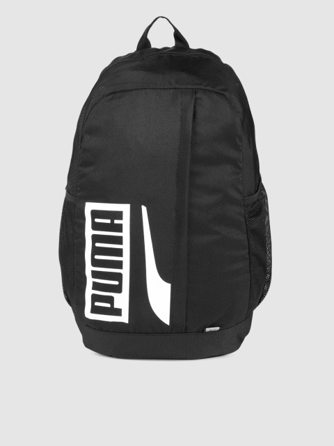 

Puma Unisex Black Brand Logo Printed Plus 2 Backpack