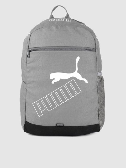 

Puma Unisex Grey Brand Logo Phase II Laptop Backpack