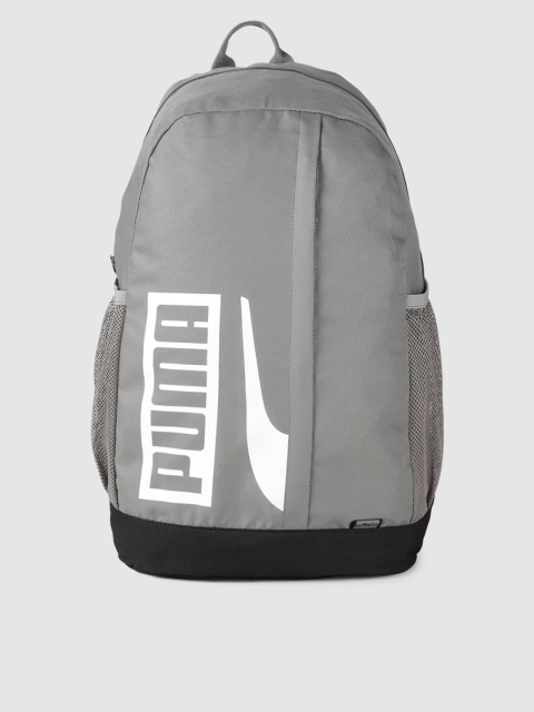 

Puma Unisex Grey Plus Brand Logo Backpack