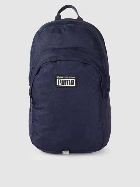 

Puma Unisex Navy Blue Solid Academy Backpack