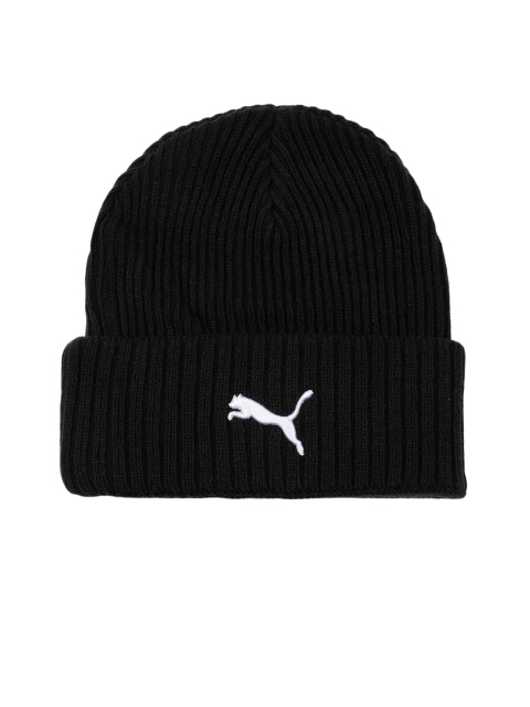 

Puma Unisex Black Self Design Beanie