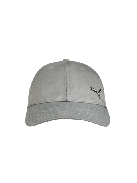 

Puma Unisex Grey Solid Baseball Cap