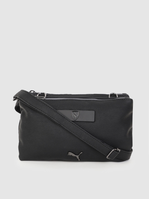 

Puma Black Solid Ferrari Sytle Sling Bag