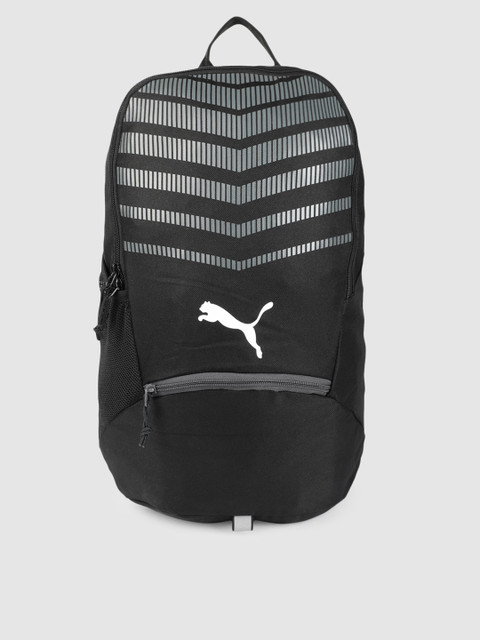 

Puma Unisex Black & Grey Geometric Printed ftblPLAY Backpack