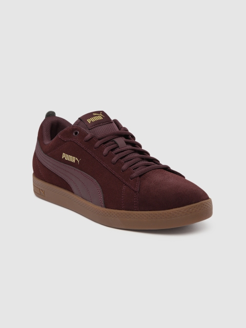 

Puma Women Burgundy Smash v2 SD Suede Sneakers