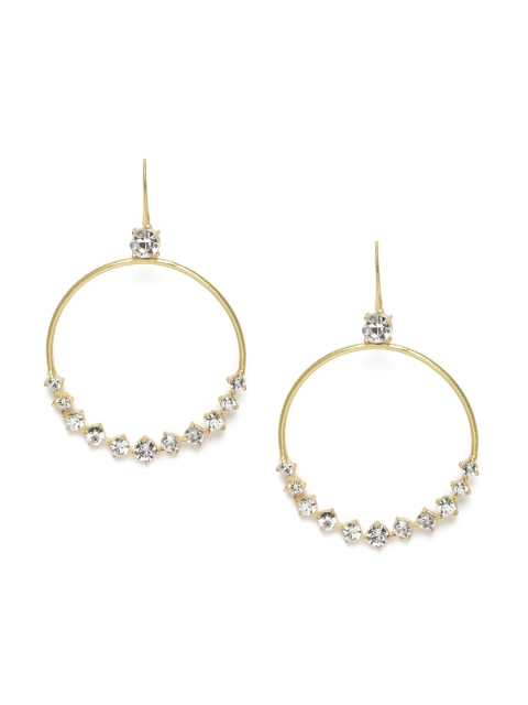 

Belsis Jewelry Gold-Toned Circular Hoop Earrings