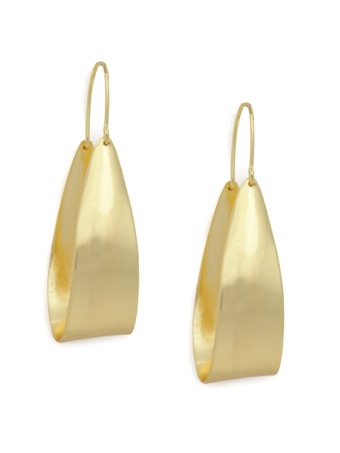 

Belsis Jewellery Gold-Toned Contemporary Drop Earrings