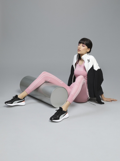

Puma Women Black Mesh Training or Gym Shoes