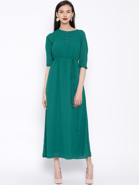 

Tokyo Talkies Green Maxi Dress