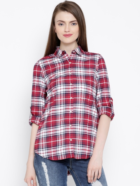 

Tokyo Talkies Red & White Checked Shirt
