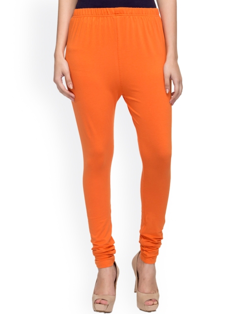 

Laabha Orange Churidar Leggings