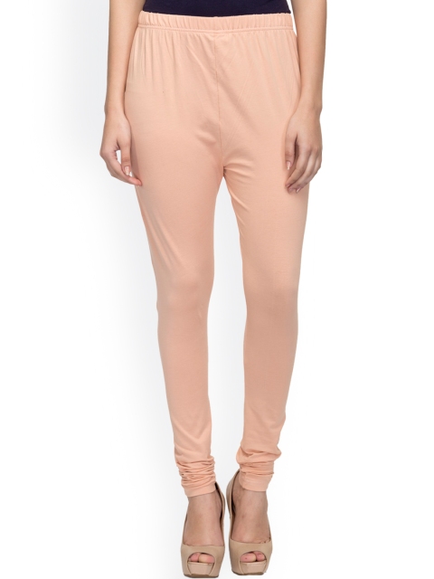 

Laabha Peach-Coloured Churidar Leggings