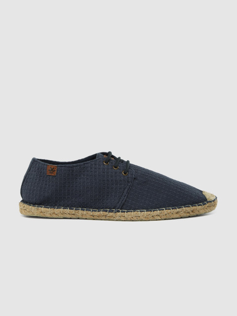 

WROGN Men Navy Blue Textured Sneakers
