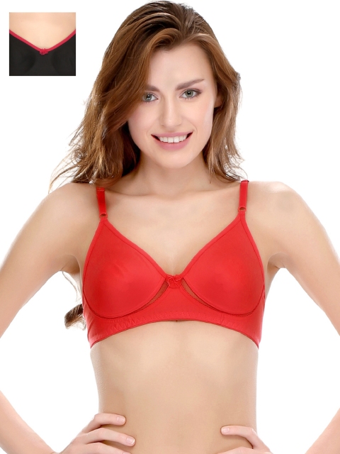 

Clovia Pack Of 2 Bra, Black
