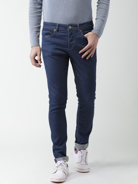 

SELECTED Navy Skinny Fit Stretchable Jeans, Navy blue