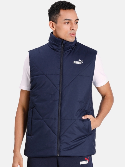 

Puma Men Blue Essentials Padded Gilet