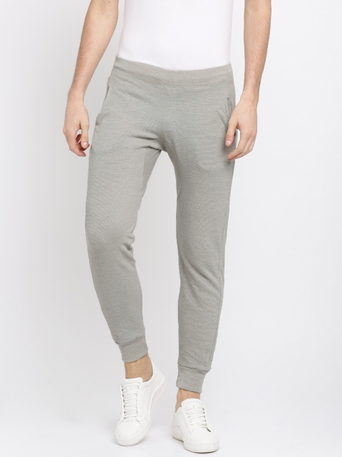 

ETHER Men Grey Melange Joggers