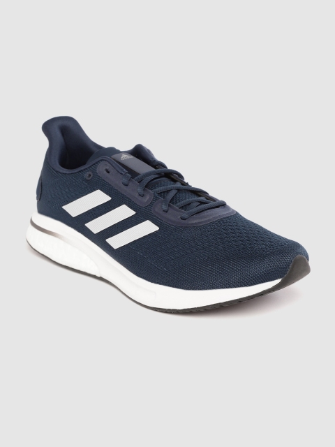

ADIDAS Men Navy Blue Woven Design Supernova Running Shoes