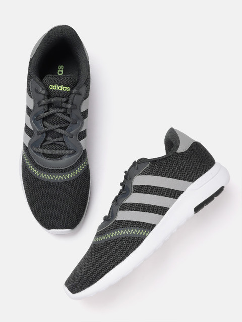 

ADIDAS Men Charcoal Grey Chevron Woven Design Spri Running Shoes