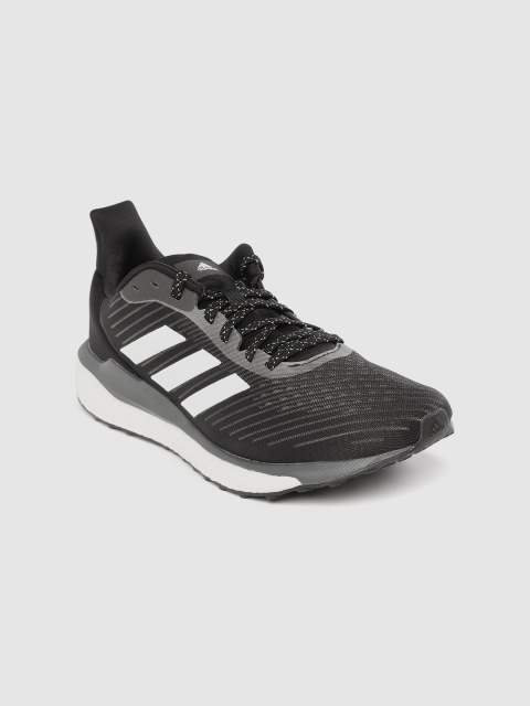

ADIDAS Women Black Woven Design Solar Drive 19 Running Shoes
