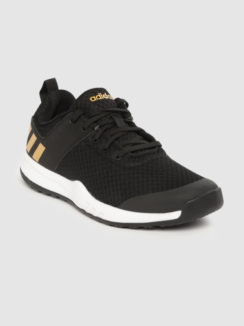 

ADIDAS Men Black Woven Design Victriox Running Shoes