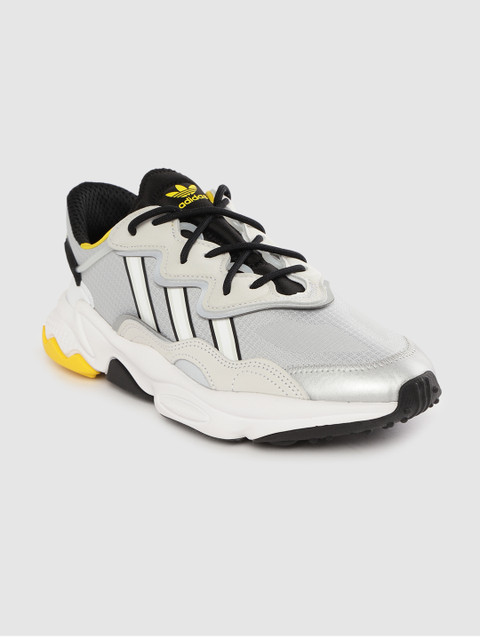 

ADIDAS Originals Men Grey Woven Design Ozweego Sneakers