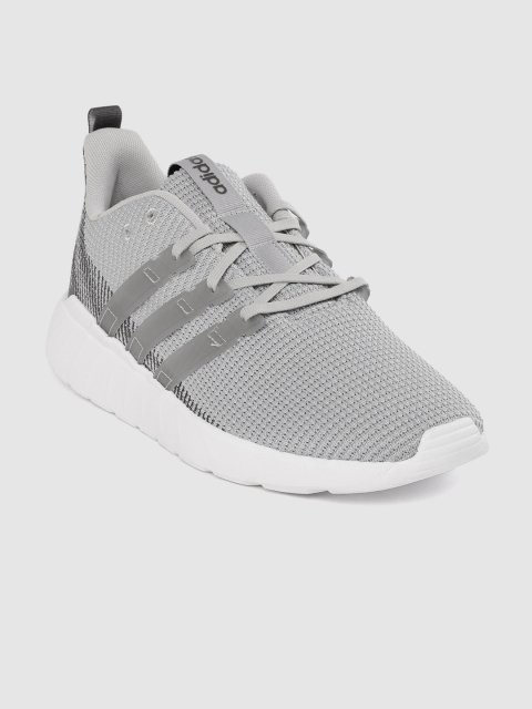 

ADIDAS Men Grey Woven Design Questar Flow Running Shoes