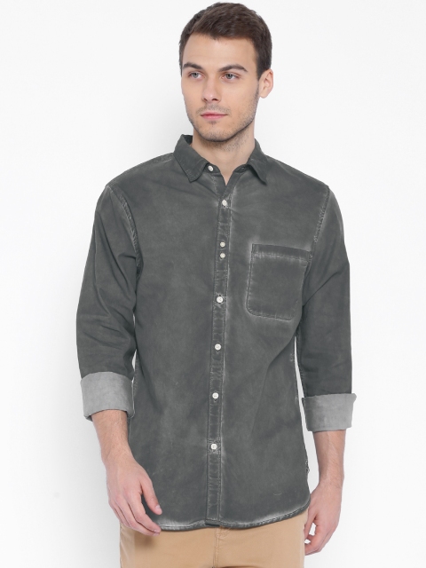 

Blue Saint Charcoal Grey Casual Shirt