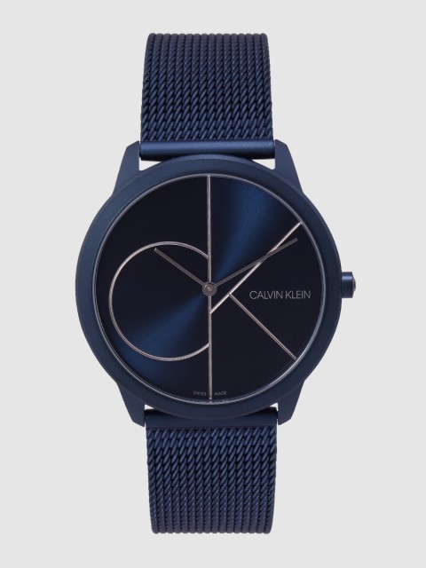 

Calvin Klein Men Navy Blue Analogue Watch K3M51T5N