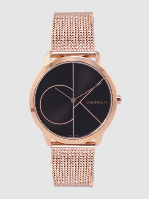 

Calvin Klein Men Black Analogue Watch K3M21621