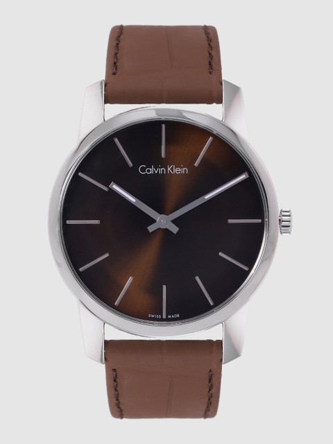 

Calvin Klein Men Coffee Brown Analogue Watch K2G211GK
