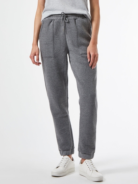 

DOROTHY PERKINS Women Charcoal Grey Solid Joggers