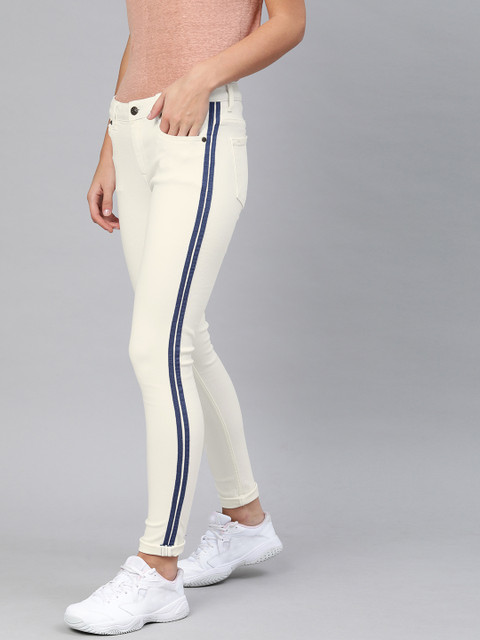 

Enviously Young Women White Slim Fit Mid-Rise Clean Look Stretchable Jeans