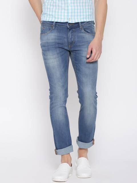 

Flying Machine Blue Michael Super-Slim Tapered Stretchable Jeans