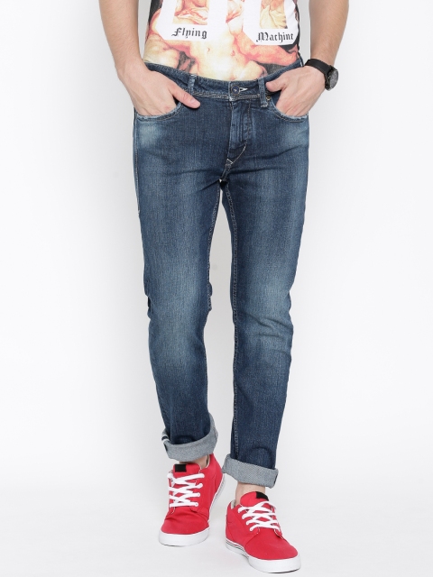 

Blue Label by Flying Machine Blue Skinny Jackson Fit Stretchable Jeans