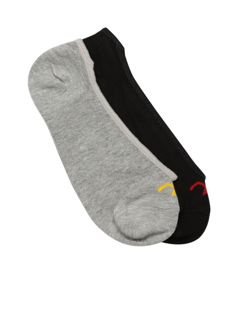 

SPYKAR Unisex Pack of 2 Sock Liners, Grey