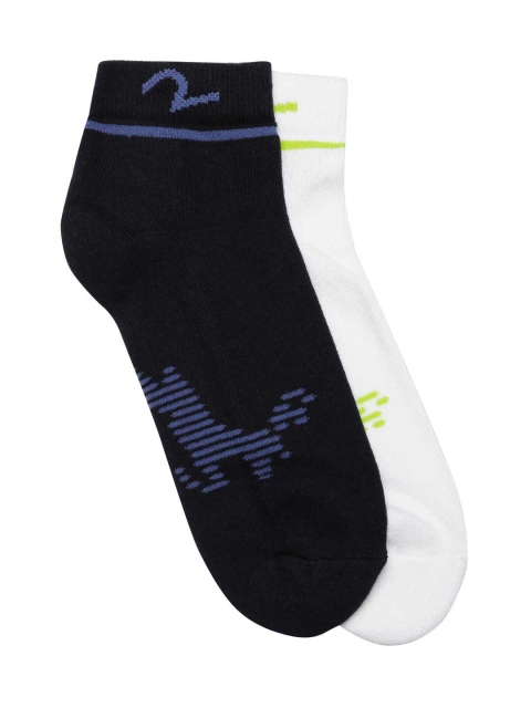 

SPYKAR Men Pack of 2 Ankle-Length Socks, White