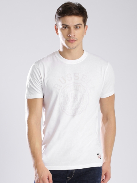 

Russell Athletic White Printed T-shirt